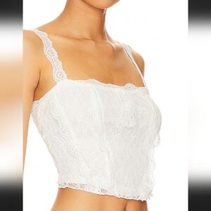 Lace crop top corset, soft and stretchy lining